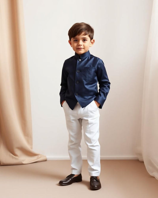 Navy Cotton Everyday Set