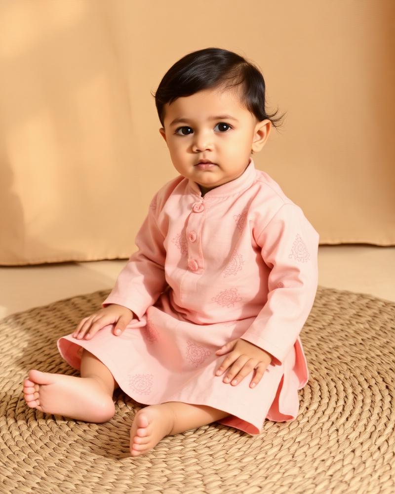Peach Blockprint Set